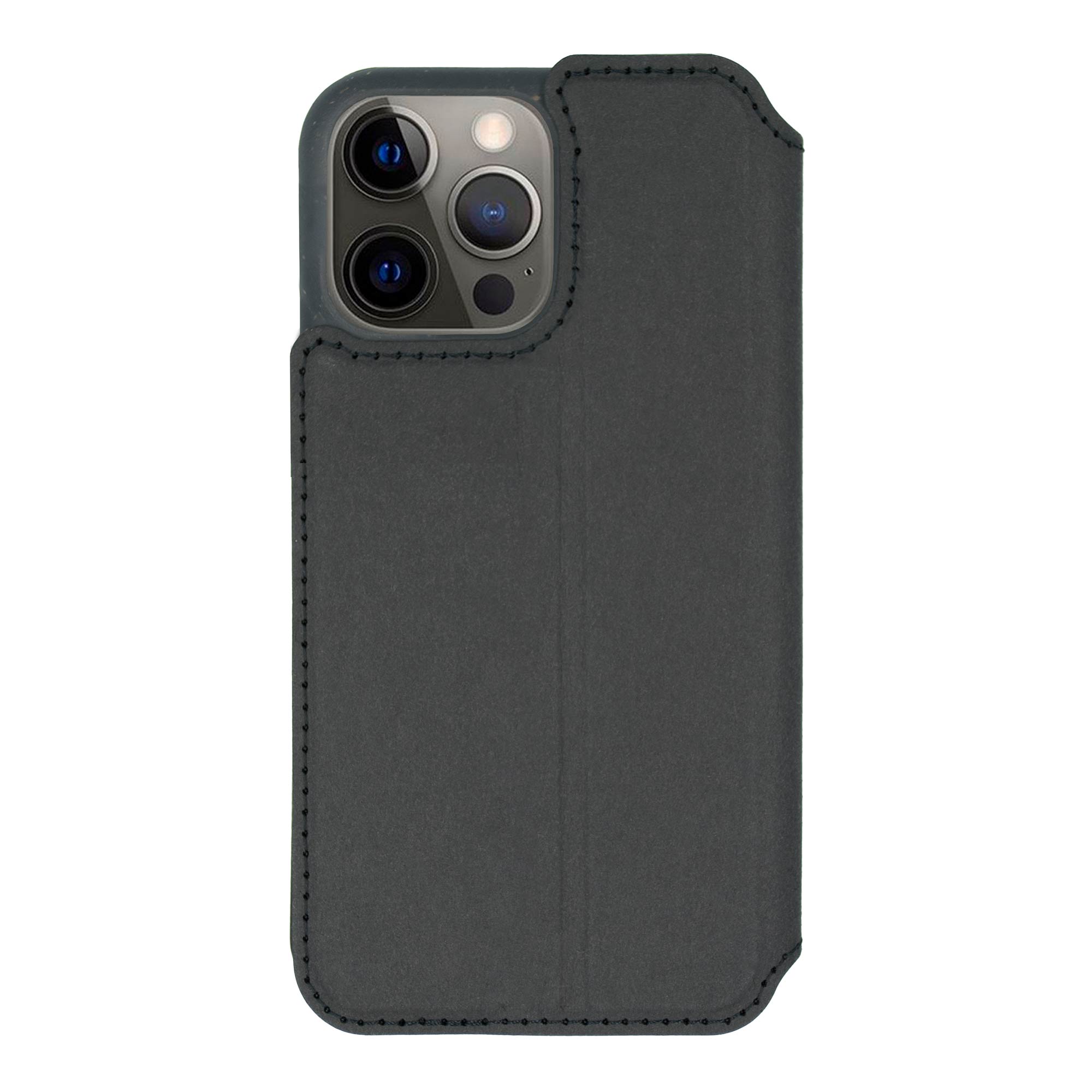 Biodegradable Flip Phone Case - Black-5